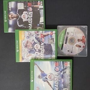 Xbox One Madden NFL 16,17, 18 & 22